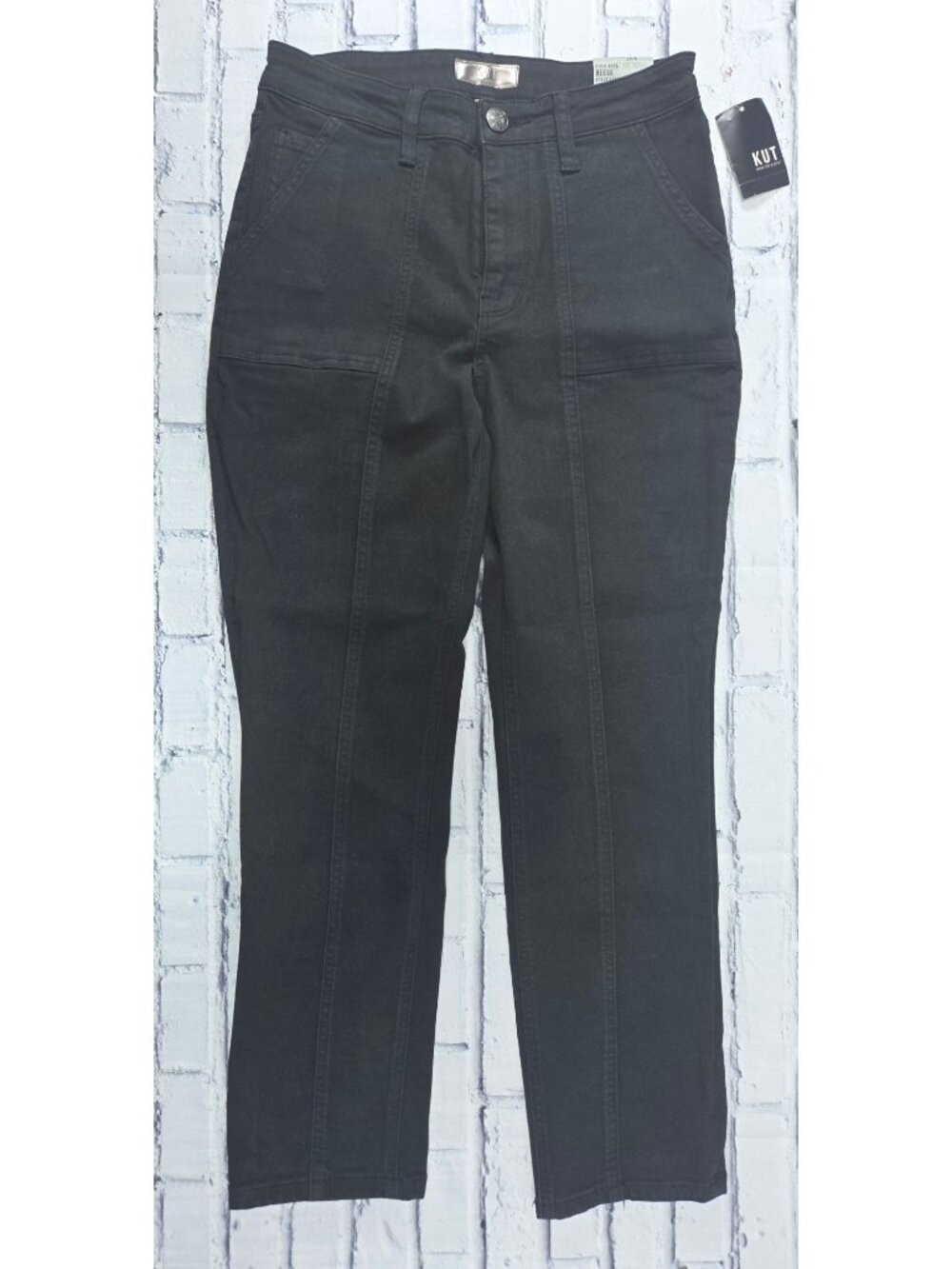 Kut From The Kloth Reese High Rise Ankle Straight Jeans 4 Marine New With Tags